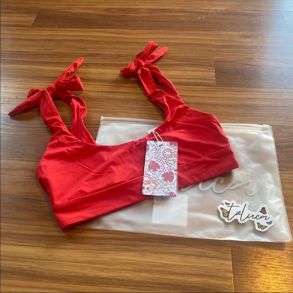 ❗️SOLD❗️Toluca Swim Clara Tie Top - Picture 2 of 11